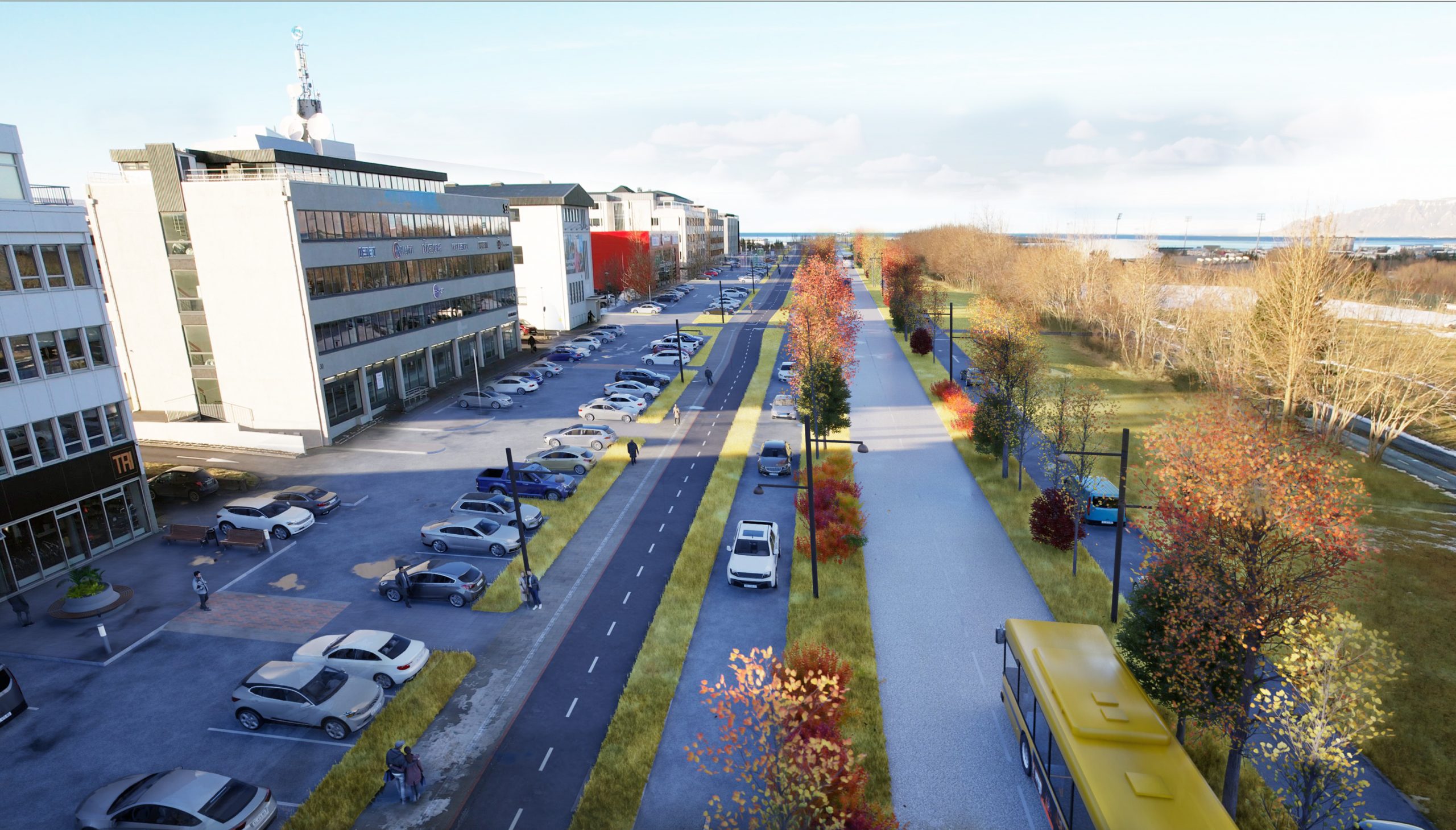 Suðurlandsbraut render