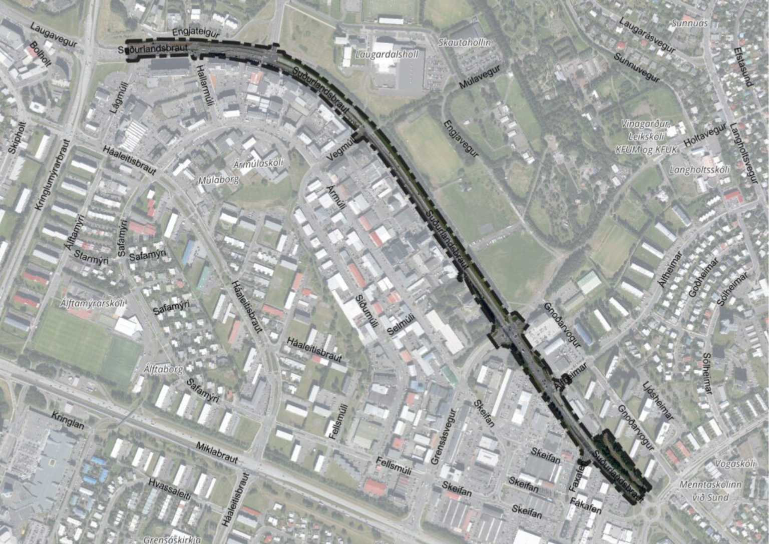 Suðurlandsbraut dsk